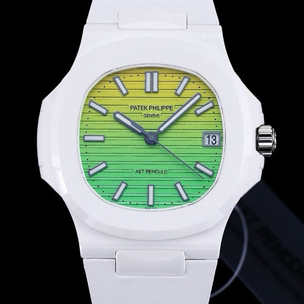 AET高級改装パテック フィリップコピー 5711/1A-018 ノーチラス ティファニー 40mm イエロー/グリーン 